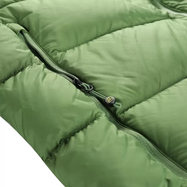  Sacou de pene de iarnă pentru bărbați ALPINE PRO ROGIT MJCD621 VERDE 