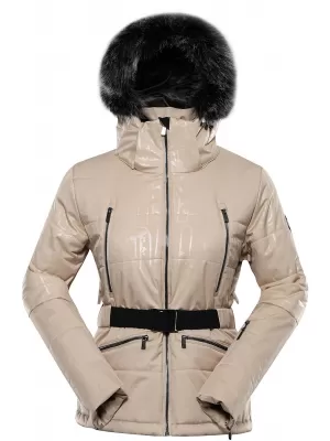 Jacheta de schi pentru doamne ALPINE PRO DAMA LJCD655 ARDEI ALB