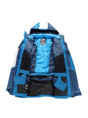 Geacă de schi pentru bărbați ALPINE PRO DEAR MJCD695 MYKONOS ALBASTRU