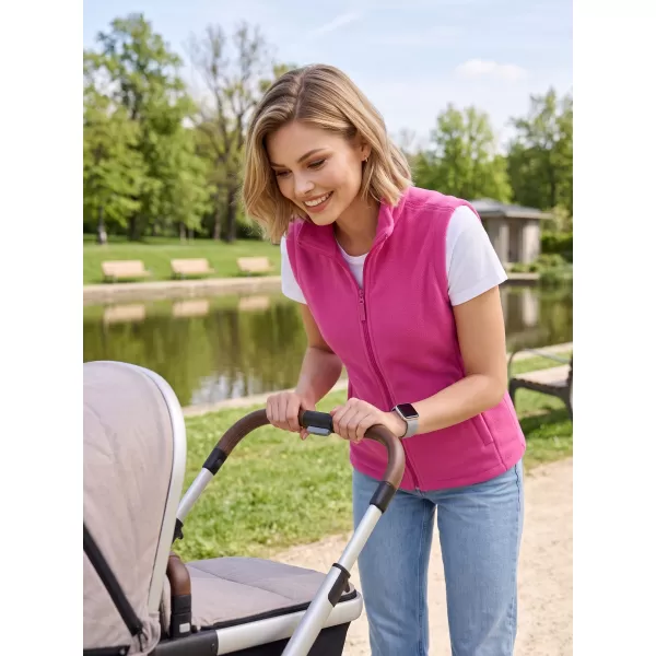  Unisex vestie fleece ALTISPORT NoPrint NP/ALU815 FUCHSIA RED 
