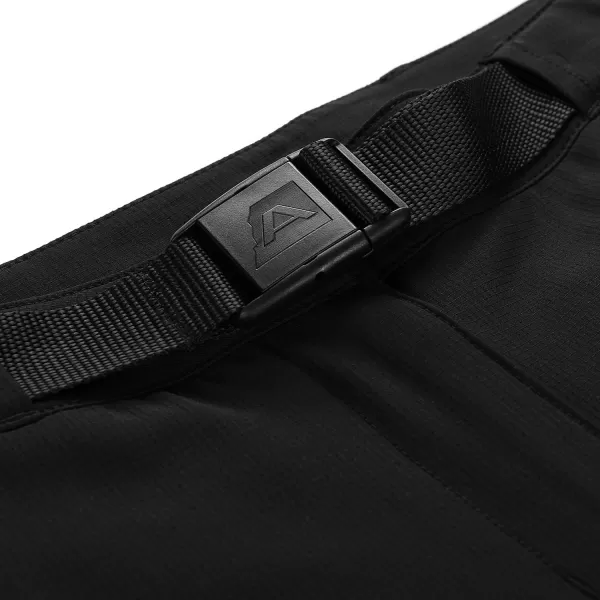  Pantaloni de softshell pentru femei ALPINE PRO CORBA LPAD663 NEGRU 