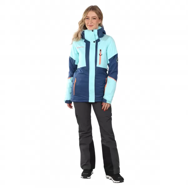  Jacheta de schi pentru doamne ALPINE PRO DEARA LJCD654 ALBASTRU 