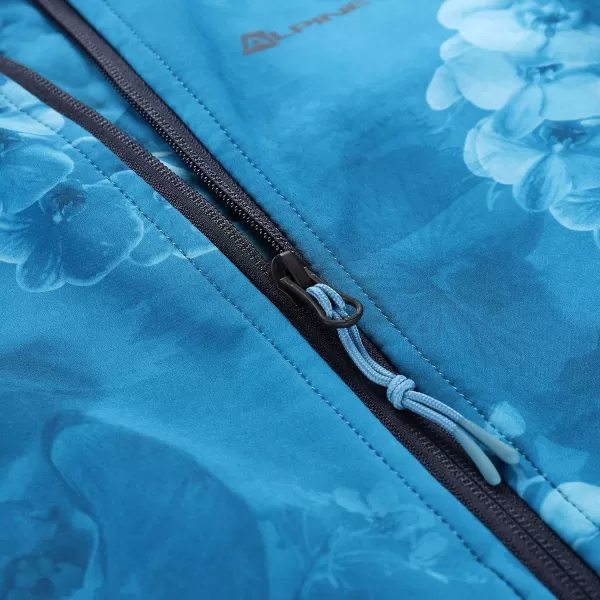  Geacă de softshell pentru femei ALPINE PRO HOORA LJCC590 ALBASTRU 