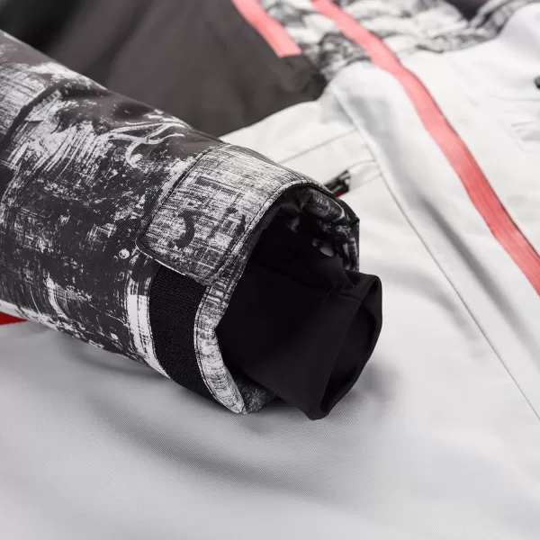  Geacă de schi pentru bărbați ALPINE PRO UZER MJCB639 GRI 