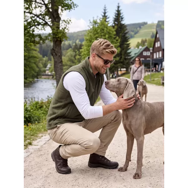  Unisex vestie fleece ALTISPORT NoPrint NP/ALU815 MILITAR 