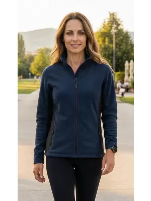 Panouri din fleece pentru femei ALTISPORT NoPrint NP/ALW825 SEA -BLUE