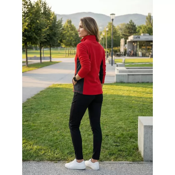  Panouri din fleece pentru femei ALTISPORT NoPrint NP/ALW825 ROŞU 