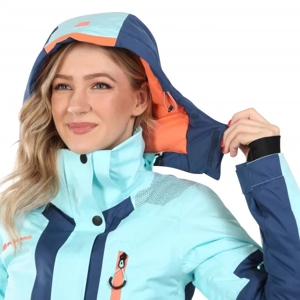  Jacheta de schi pentru doamne ALPINE PRO DEARA LJCD654 ALBASTRU 