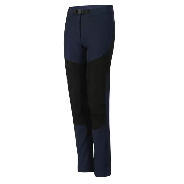  Pantaloni de softshell pentru femei ALPINE PRO AKANA LPAD698 BLUE INDIGO 