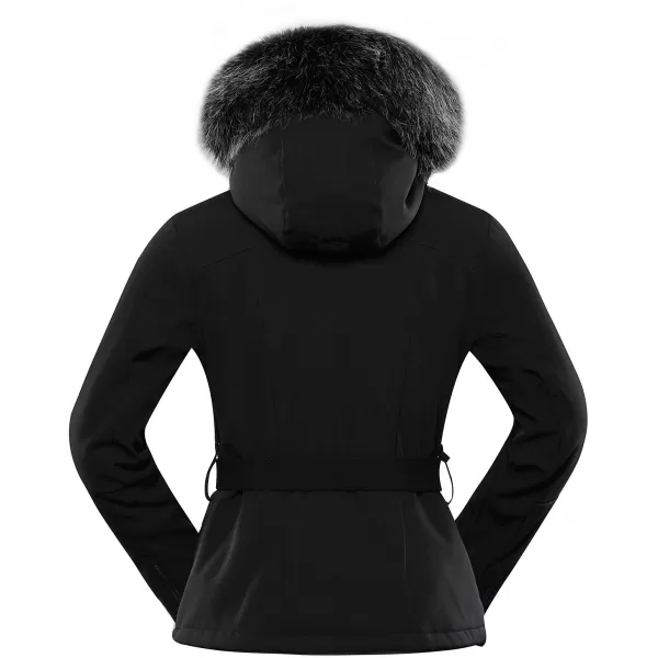  Sacou de softshell pentru femei pentru femei ALPINE PRO DOWELA LJCB612 NEGRU 