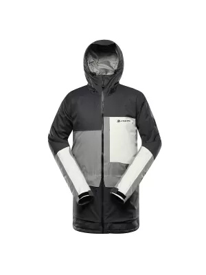 Geacă de schi pentru bărbați ALPINE PRO GARG MJCD698 GRI ÎNCHIS