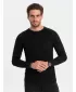 Cămaşă OMBRE OM-LSCL-0109 NEGRU