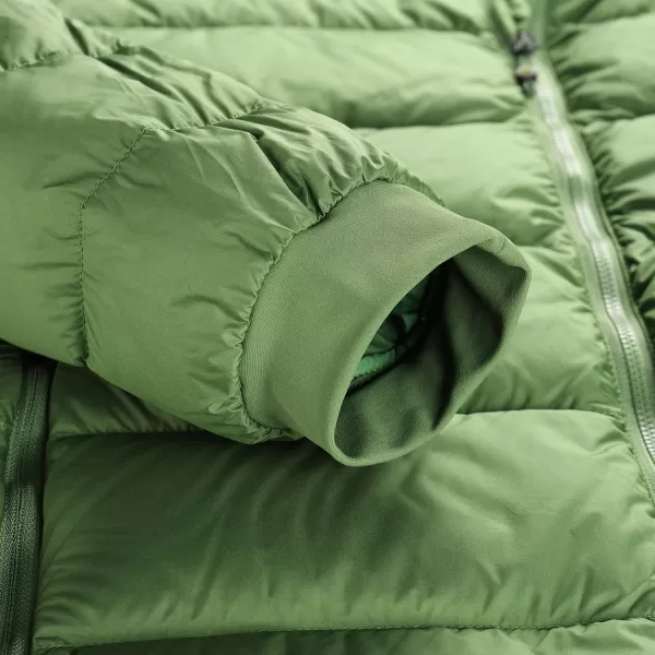  Sacou de pene de iarnă pentru bărbați ALPINE PRO ROGIT MJCD621 VERDE 