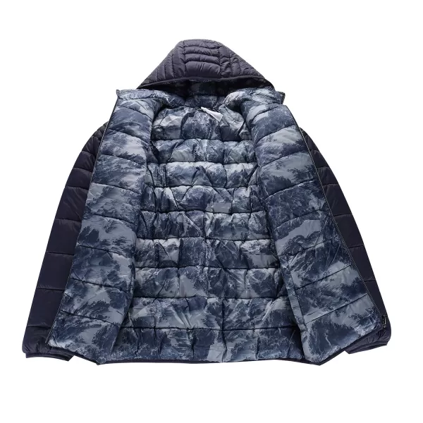  Sacou de hi-thherm pentru bărbați cu două fețe pentru bărbați ALPINE PRO EROM MJCD628 BLUE INDIGO 