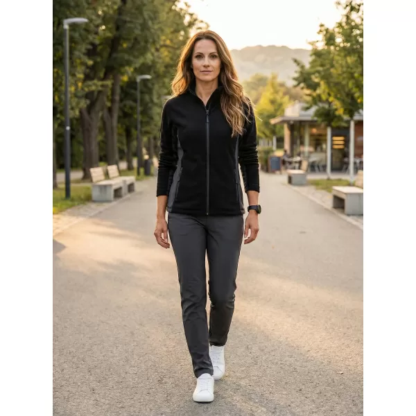  Panouri din fleece pentru femei ALTISPORT NoPrint NP/ALW825 NEGRU 