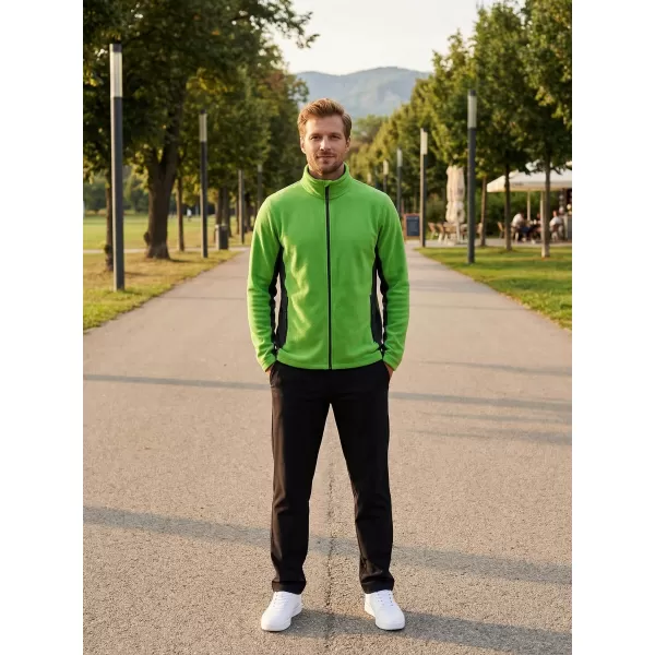  Panouri din fleece pentru bărbați ALTISPORT NoPrint NP/ALM725 APPLE VERDE 