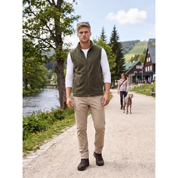  Unisex vestie fleece ALTISPORT NoPrint NP/ALU815 MILITAR 