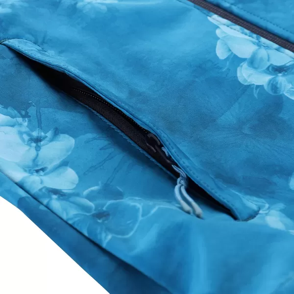  Geacă de softshell pentru femei ALPINE PRO HOORA LJCC590 ALBASTRU 