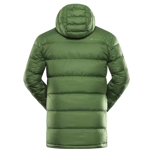  Sacou de pene de iarnă pentru bărbați ALPINE PRO ROGIT MJCD621 VERDE 