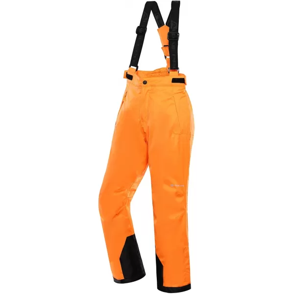  Pantaloni de schi pentru copii ALPINE PRO EDESO KPAD361 NEON 