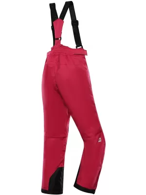 Pantaloni de schi pentru copii ALPINE PRO EDESO KPAD361 ROZ