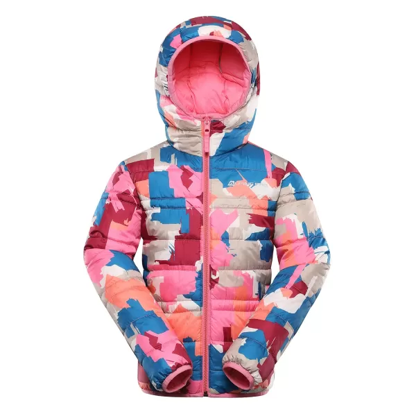  Sacou de hi-thherm pentru copii pentru copii ALPINE PRO DOUWO KJCD336 ROZ 