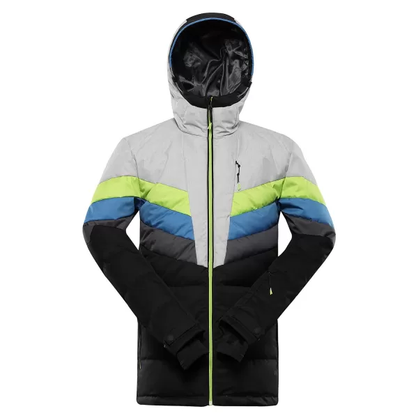  Sacou de schi pentru bărbați pentru bărbați ALPINE PRO FEEDR MJCB638 NEGRU 