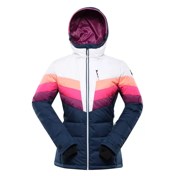  Jacheta de schi pentru femei pentru femei ALPINE PRO FEEDRA LJCB604 ALBASTRU 