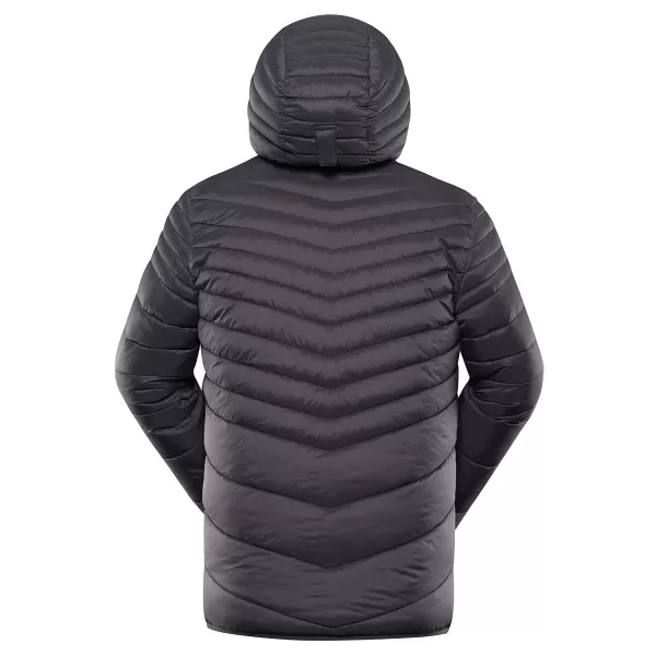  Sacou de hi-thherm pentru bărbați cu două fețe pentru bărbați ALPINE PRO EROM MJCD628 GRI ÎNCHIS 