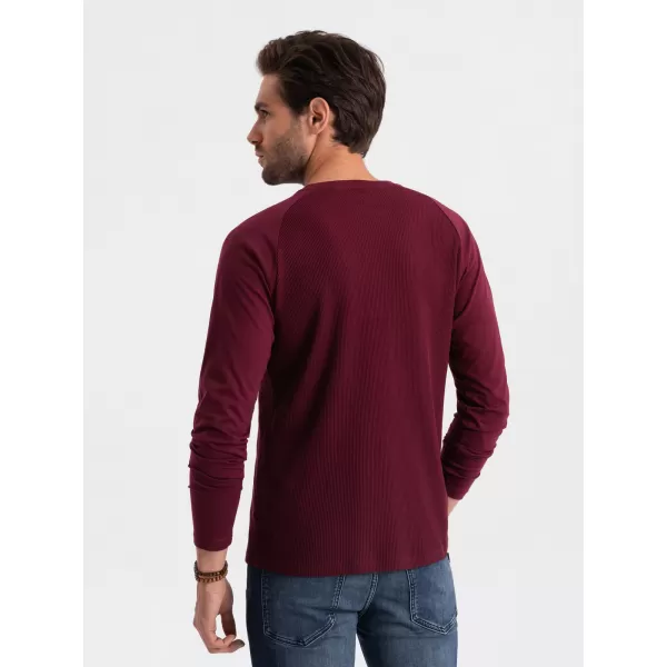  Cămaşă OMBRE OM-LSCL-0109 MARO 