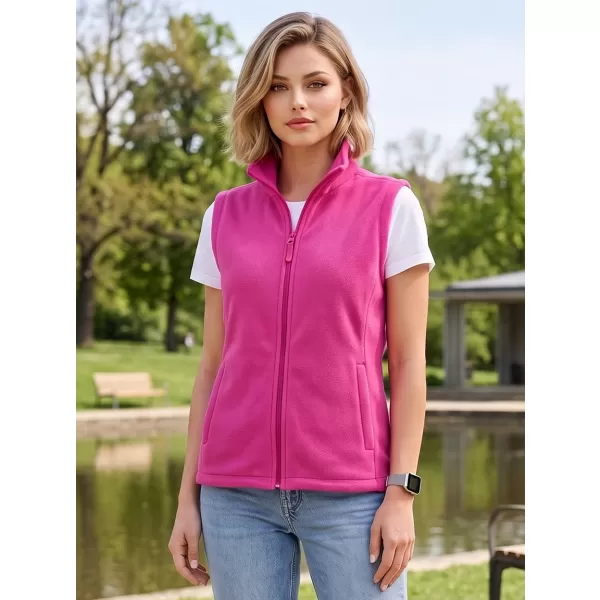  Unisex vestie fleece ALTISPORT NoPrint NP/ALU815 FUCHSIA RED 