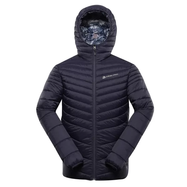  Sacou de hi-thherm pentru bărbați cu două fețe pentru bărbați ALPINE PRO EROM MJCD628 BLUE INDIGO 