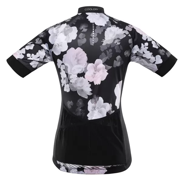  Jersey pentru ciclism pentru doamne ALPINE PRO SAGENA LTSC971 NEGRU 