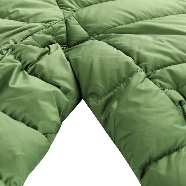  Sacou de pene de iarnă pentru bărbați ALPINE PRO ROGIT MJCD621 VERDE 