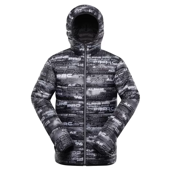  Sacou de hi-thherm pentru bărbați cu două fețe pentru bărbați ALPINE PRO EROM MJCD628 NEGRU 