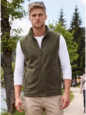Unisex vestie fleece ALTISPORT NoPrint NP/ALU815 MILITAR