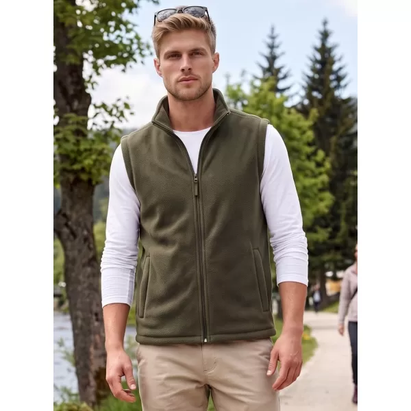  Unisex vestie fleece ALTISPORT NoPrint NP/ALU815 MILITAR 
