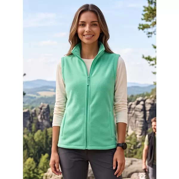  Unisex vestie fleece ALTISPORT NoPrint NP/ALU815 MENTĂ 