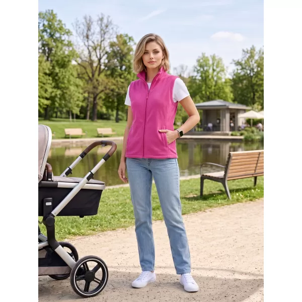  Unisex vestie fleece ALTISPORT NoPrint NP/ALU815 FUCHSIA RED 
