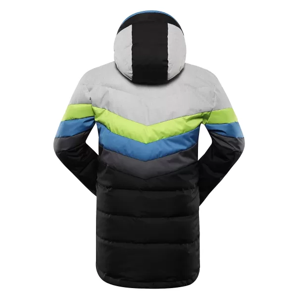  Sacou de schi pentru bărbați pentru bărbați ALPINE PRO FEEDR MJCB638 NEGRU 
