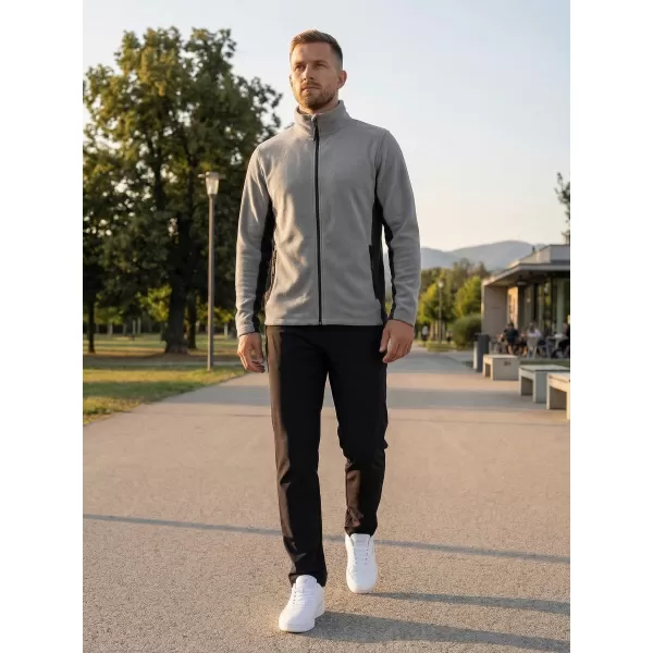  Panouri din fleece pentru bărbați ALTISPORT NoPrint NP/ALM725 GRI DESCHIS 