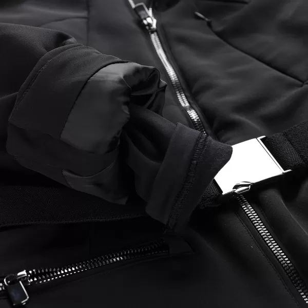  Sacou de softshell pentru femei pentru femei ALPINE PRO DOWELA LJCB612 NEGRU 