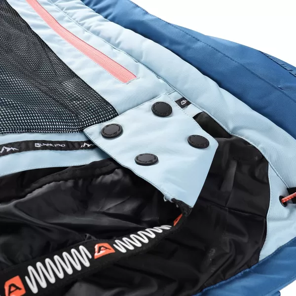  Jacheta de schi pentru doamne ALPINE PRO REAMA LJCB601 ALBASTRU 