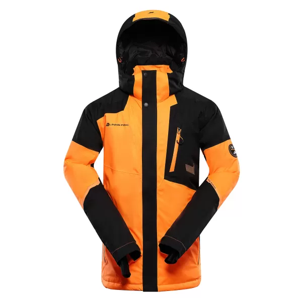  Geacă de schi pentru bărbați ALPINE PRO DEAR MJCD695 NEON 
