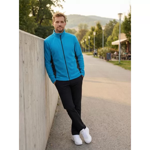  Panouri din fleece pentru bărbați ALTISPORT NoPrint NP/ALM725 TURCOAZ 