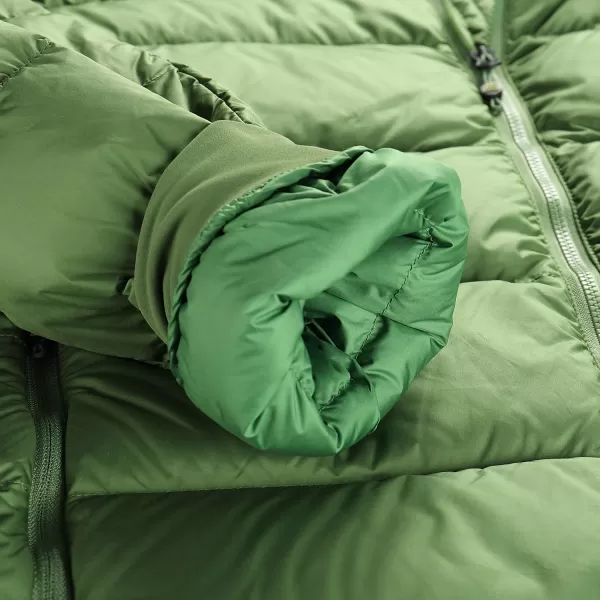  Sacou de pene de iarnă pentru bărbați ALPINE PRO ROGIT MJCD621 VERDE 