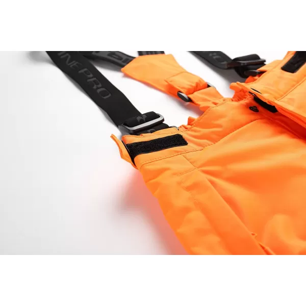  Pantaloni de schi pentru copii ALPINE PRO EDESO KPAD361 NEON 