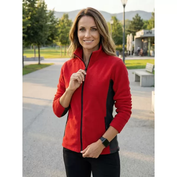  Panouri din fleece pentru femei ALTISPORT NoPrint NP/ALW825 ROŞU 