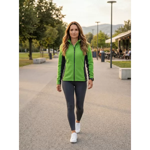 Panouri din fleece pentru femei ALTISPORT NoPrint NP/ALW825 APPLE VERDE 