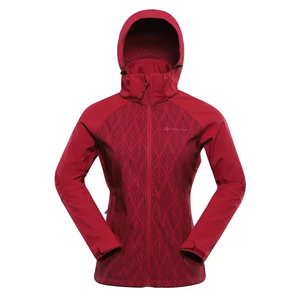  Geacă de softshell pentru femei ALPINE PRO HOORA LJCD590 ANEMONĂ 